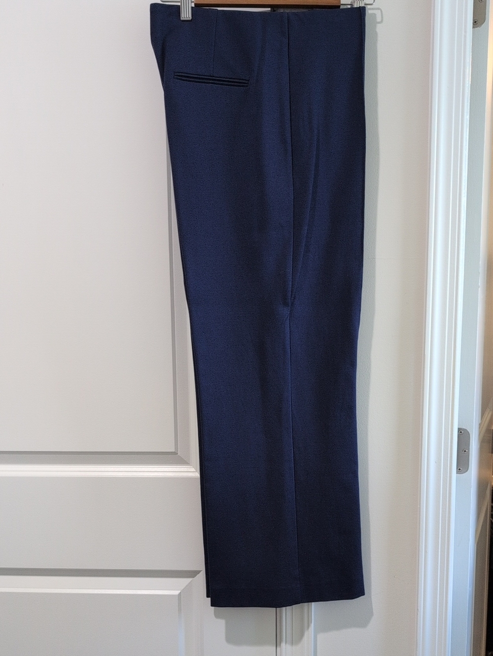 NWT Ann Taylor Blue High Waisted Tall Crop Trouser
